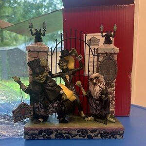 Jim Shore Haunted Trio Figurine - Green, Black, Yellow